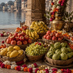 Contribute to 21 Brahmin 5 Seasonal Fruits Seva