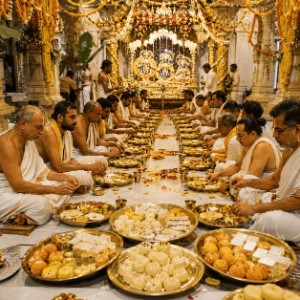 Contribute to 21 Brahmin Bhojan & Mithai Seva