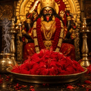 Maa Bhadrakali Red Hibiscus Arpan